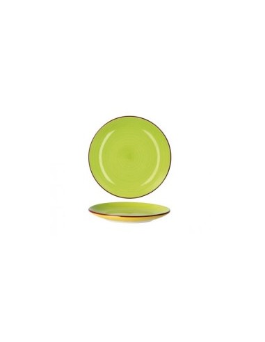 LINDA PIATTO FRUTTA 82728 VERDE D20CM su TreG Ingrosso