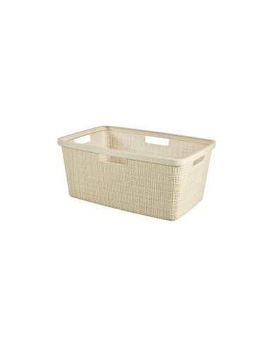 CESTA PORTABIANCHERIA JUTA 46LT BIANCO