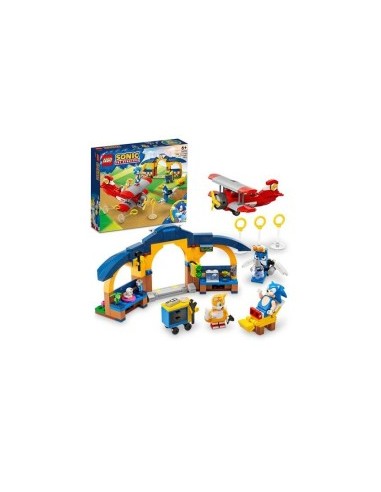 LEGO Sonic the Hedgehog Laboratorio di Tails e Aereo Tornado 76991, Set da Costruire con Aereo, Officina, Tails, Sonic