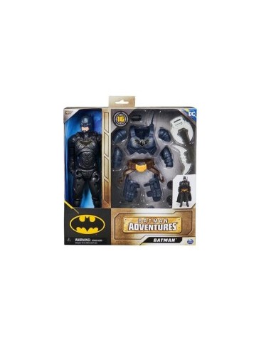 DC Comics Action Figure Batman Adventures - Supereroe Giocattolo in Scala 30 cm con 16 Accessori e 17 Punti di Articolazione