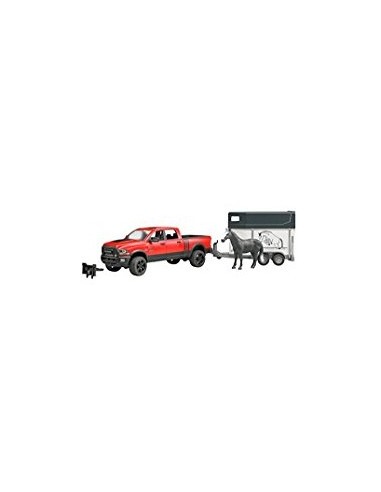 POWER WAGON CON RIMORCHIO E CAVALLO 2501 BRUDER SPIELWAREN su TreG ...