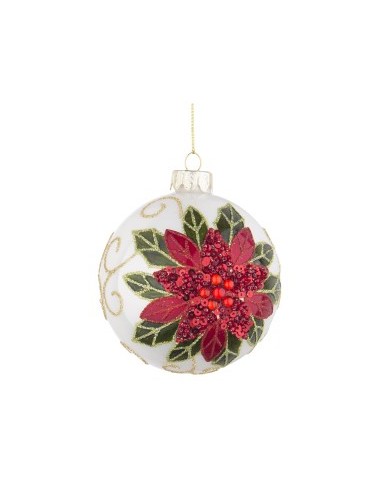 SFERA 0934351 VETRO POINSEZIA 8CM su TreG Ingrosso