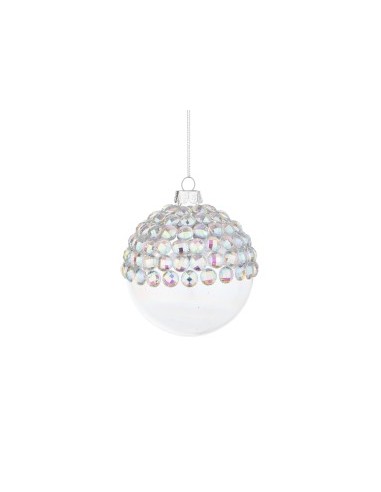 SFERA VETRO 8CM JEWEL IRIDESCENTE su TreG Ingrosso