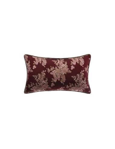 CUSCINO DEC FIORI 30X50CM BORDEAUX su TreG Ingrosso