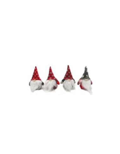 BABBO NATALE PANNO 11X7,5X5CM. su TreG Ingrosso