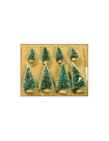 ACCESSORI PRESEPE ALBERI ASSORTITI CF 6 PZ su TreG Ingrosso