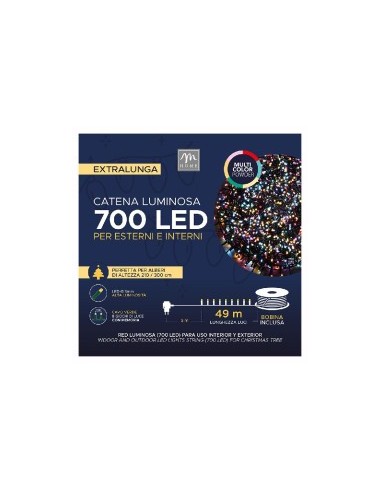 CATENA 700 LED COLORE POWDER 8 GIOCHI DA ESTERNO su TreG Ingrosso