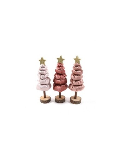 ALBERO DI NATALE PINKY BOO 9X5X28CM COLORI ASSORTITI su TreG Ingrosso