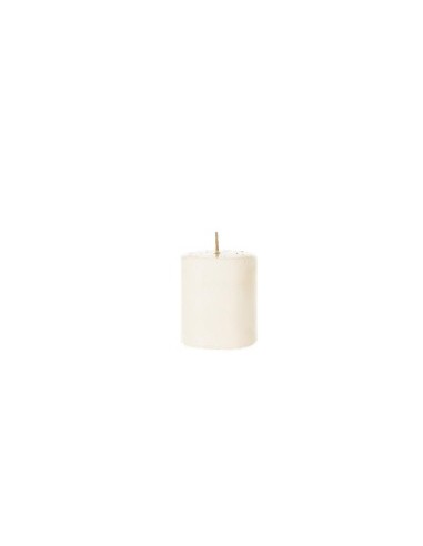 CANDELA PILLAR LUCIDA AVORIO 10X8CM su TreG Ingrosso