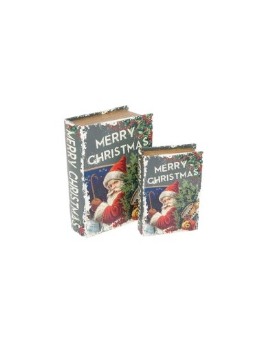 SCATOLA LIBRO MERRY CHRISTMAS 136430