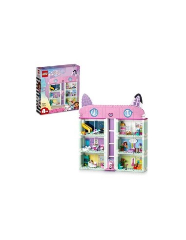 LEGO La Casa delle Bambole di Gabby, Casa Giocattolo a 4 Piani e 8 Stanze, Con Personaggi di Gabby, Pandy Panda, Idea Regalo