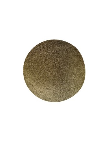 TOVAGLIETTA PLASTICA D38CM GLITTER ORO su TreG Ingrosso