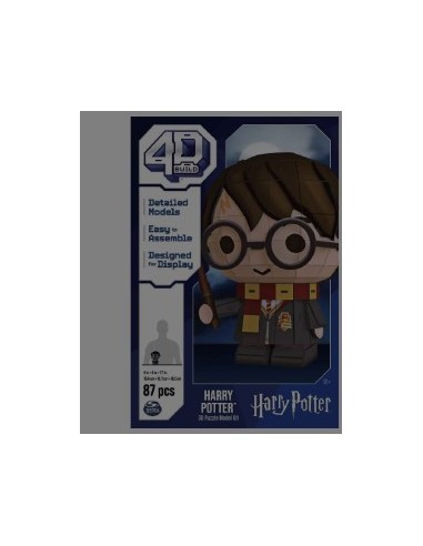 4D Puzzle Harry Potter,Kit di Modellismo 3D 87 Pezzi,Decorazione da Tavolo, Idee Regalo per Adulti e Ragazzi, 12+ Anni