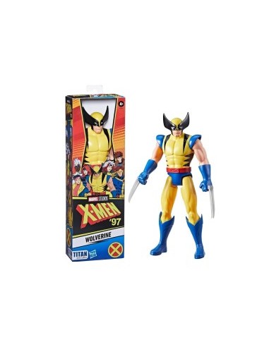 Action figure Wolverine 28,5 cm, X-Men Titan Hero Series, Marvel Super Hero, snodabile, collezione X-Men