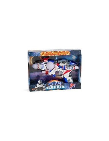 PISTOLA BLASTER SPAZIALE CON LUCI E SUONI 36640 GLOBO SPA su TreG I...