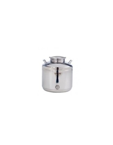 BIDONE EUROPA IN ACCIAIO INOX 15 LT CON PREDISPOSIZIONE su TreG Ing...