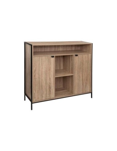 CREDENZA 181371 ALIAJ 2ANTE 114X37X110CM EFFETTO ROVERE NATURALE