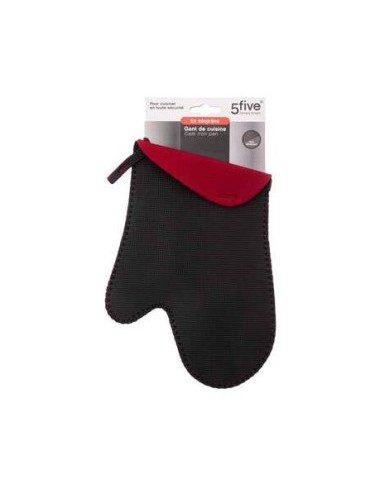 GUANTO CUCINA 115111 NEOPRENE NERO/ROSSO