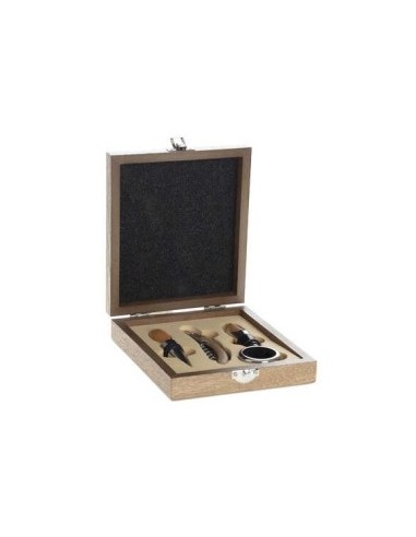 KIT SOMMELIER 160753 4PZ SCATOLA LEGNO