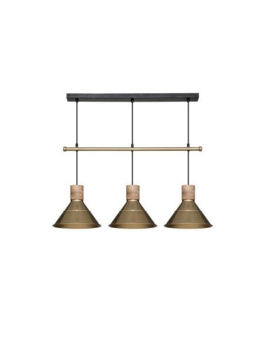 LAMPADARIO 190650 3 LUCI 80X25X100CM METALLO