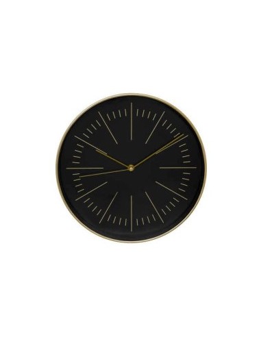 OROLOGIO PARETE 193111A EDITH ORO/NERO 30CM PLASTICA/VETRO