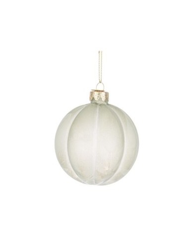 Sfera di Natale Satiny 8cm Verde in Vetro, La Magia di Natale per Decorazioni Festive e Brillanti