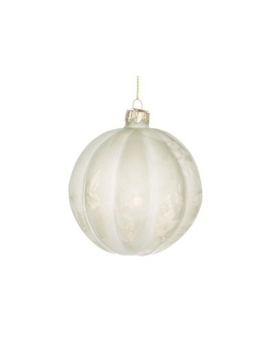 Sfera di Natale Satiny 10cm Verde in Vetro, La Magia di Natale per Decorazioni Festive e Eleganti