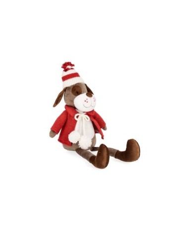 Cane di Natale Camillo Legs con Giacca, 22x14x64cm, La Magia di Natale per Decorazioni Festive