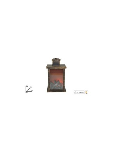 LANTERNA 957567 FUOCO LED NERO su TreG Ingrosso