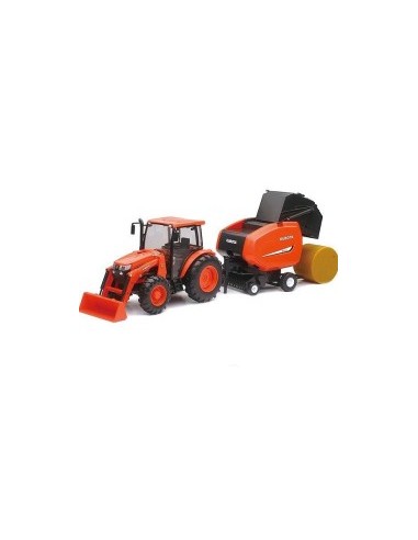 TRATTORE 33033 CON RIMORCHIO M5-111 1:18 LUCI E SUONI