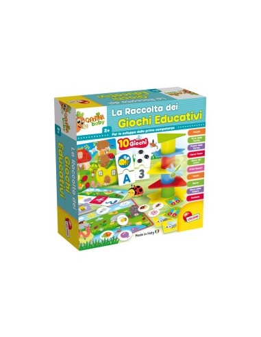 CAROTINA BABY RACCOLTA 10 GIOCHI EDUCATIVI 79896 LISCIANI GIOCHI su...