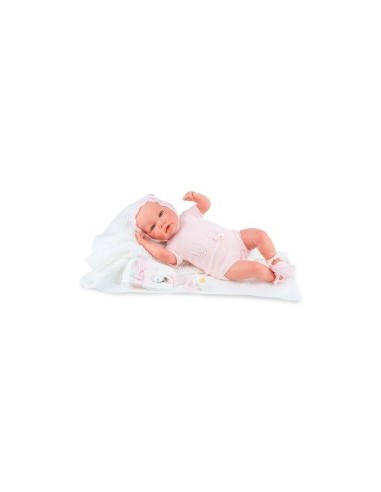 REBORN BAMBOLA 3040 ANE VESTITO ROSA su TreG Ingrosso