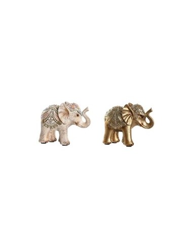 FIGURA ELEFANTE FD205584 RESINA 10X4X8CM ASSORTITO