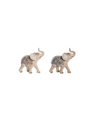 FIGURA ELEFANTE FD205588 RESINA 13X6X13CM ASSORTITO