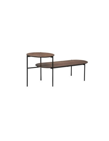 TAVOLINO 197757A MDF/METALLO MARRONE 118X43X48CM