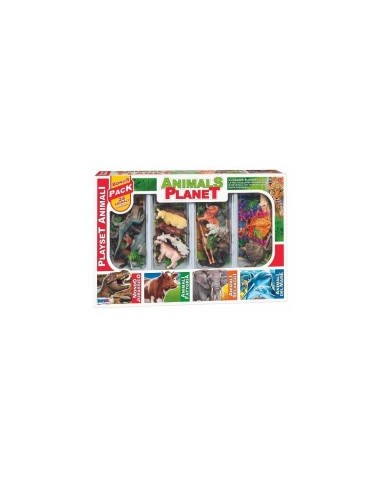 ANIMALS PLANET 10971 SET 24 ANIMALI CON ACCESSORI