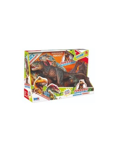 JURASSIC 11436 SET 2 DINOSAURI CON SUONI