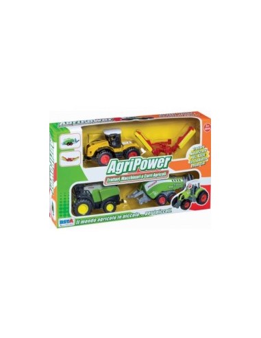 MEZZI AGRICOLI 10580 PLAYSET RETROCARICA