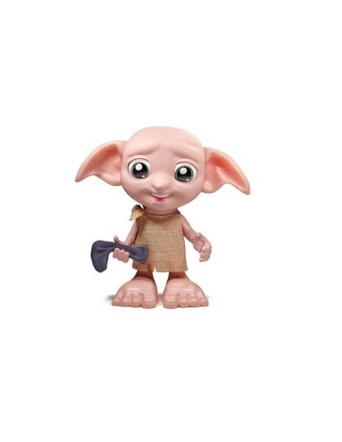 Wizarding World, Harry Potter, Bambola Interattiva Magical Dobby da 21,6 cm con Suoni, Frasi e Calzino - 6 Anni +