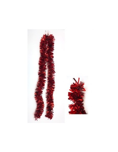 FILO DECORATIVO ALBERO 200CM ROSSO SATINATO su TreG Ingrosso