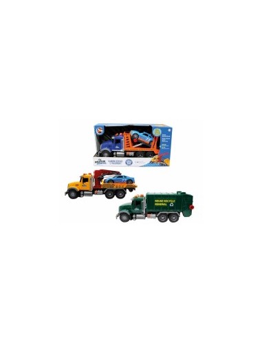 Silver Wheel Camion Servizi e Trasporti 37 cm con Luci e Suoni, Funzionamento a Frizione, Assortito in 3 Modelli di Hasbro