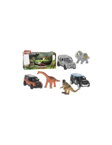 AUTOMODELLO 42196 RETROCARICA 1:43 CON DINOSAURO