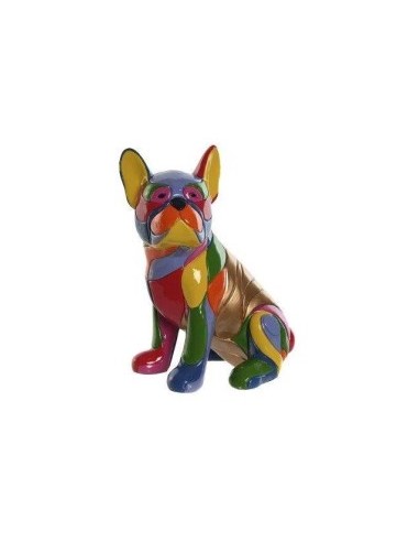 FIGURA CANE FD208552 RESINA 16X12X20CM MULTICOLORE