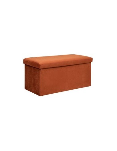 POUF 197333C VELLUTO AMBRA 76X38X38CM