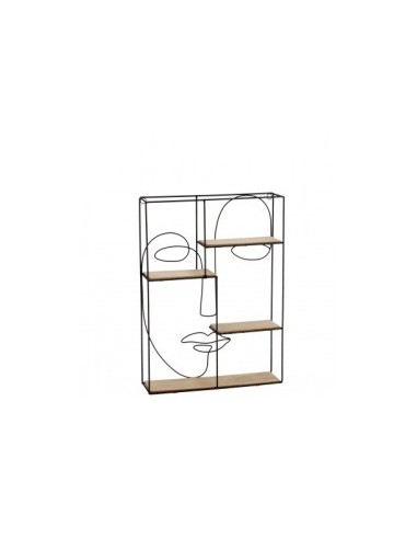 MENSOLA 75468 METALLO/MDF 35X10X48CM 4 RIPIANI