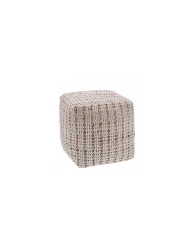 POUF 89844 LANA/JUTA 46X46X46CM