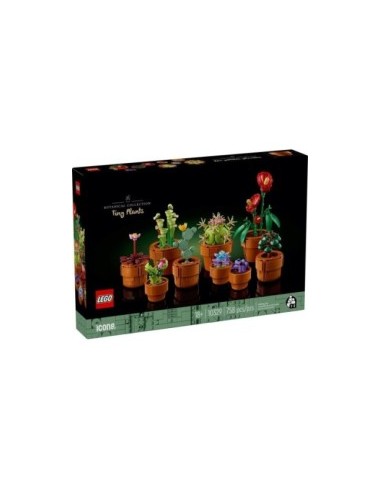 LEGO Icons Piantine, Set Collezione Botanica, Fiori Artificiali, Vaso Terracotta, Decorazione Casa, Idee Regalo