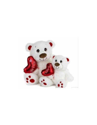 PELUCHE 09105 ORSO BIANCO 30CM ME YOU