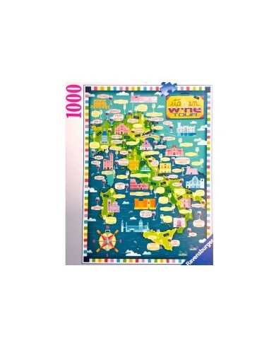 PUZZLE 17606 1000PZ MAPPA DEI VINI ITALIA