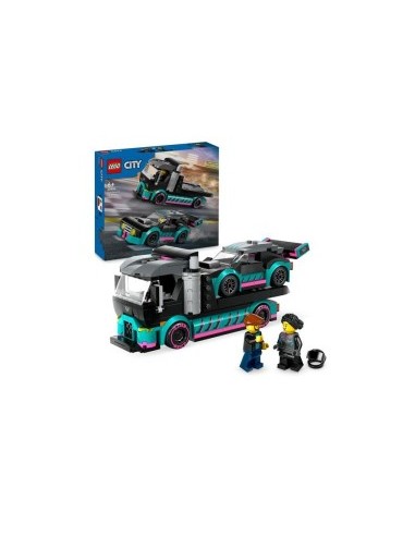 lego city auto da corsa e trasportatore 60406